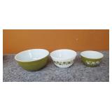 Pyrex Nesting Bowls, Crazy Daisy Spring Blossom +