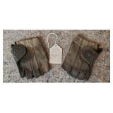 Used Harley Davidson Fingerless Gloves - XS