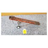 Vintage Large Metal Conveyor Belt w/Rubber Tires