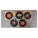 5 Vintage 45 Records: Shelly Fabres, Bobby Darin,