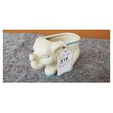 Vintage USA Pottery Elephant