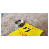 Blue Saphire Stone in Sterling Silber Setting