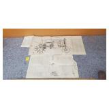 2 Farmall F-20 Tractor Charts Lubrication Plus