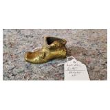 Brass Shoe Paperweight, Heavy