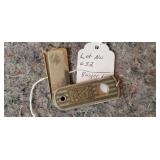 Antique Allen H McGreedy Leather Cigar Cutter