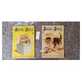 2 Jack & Jill Mazazines April 1954 & Aug 1957