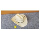 Vintage Corral West Straw Hat Size 7 3/8