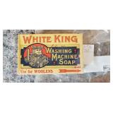 Antique Box Full White King Washing Machine Soap