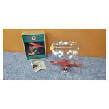 1993 ERTL Airplane Coin Bank, Die Cast NIB,