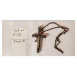 Indian Trade Cross on a Chain