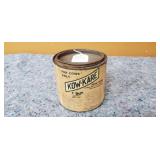 Vintage KOW - KARE Tin, Paper Label