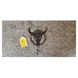 Steer & Barbed Wire Coat Hanger/Hat Hanger