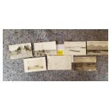Lot of WWI Post Cards Plus Used