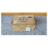 Vintage Wood Cigar Box Wm Penn