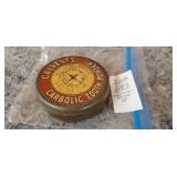 Vintage Calverts Carbolic Tooth Powder Tin