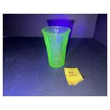 Antique Depression/Vaseline Uranium Juice Glass