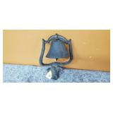 Cow Shaped Cast Iron Bell Rings Great, 12 Inches