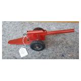 Vintage 14" Toy Tin Cannon