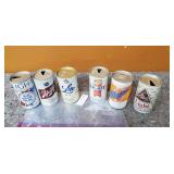 Lot of 5 Aluminum Beer Cans + Dental Steel Billy