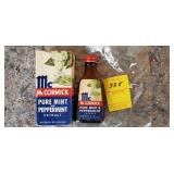 Vintage McCormick Pure Mint Extract w/Orig. Box