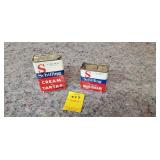 Lot of 2 Vintage Schilling Spice Tins - Full