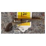 Miniature Colt Revolver Toy with Moveable Hammer,
