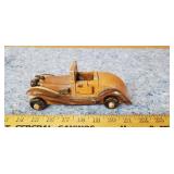 Wooden Car with Moving Parts