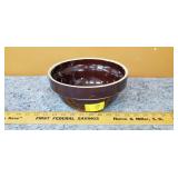 Antique Large Pottery Mixing Bowl - No Cracks