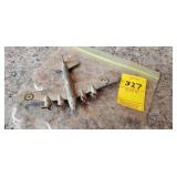 Vintage Bomber Military Plane Marked Denmark