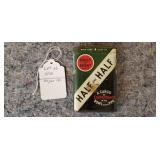 Burley and Bright Half & Half Tobacco Tin