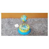 Wind Up Tin Globe - Works Great