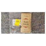 1907 South Dakota Map - Rare