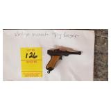 Miniature Toy Luger Pistol