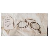 Antique Pince Nez Glasses