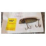 Vintage Wood Lure with Glass Eyes