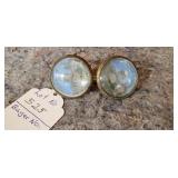 Vintage Iowa State Capital Glass Rosettes