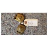 Civil War Era Hearts Bridle Buckle Pair