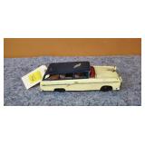 Large Yellow 11" Tin Station Wagon, has all