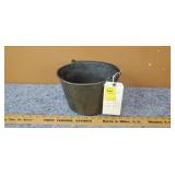 Indian Brass Trade Pail 9 1/2" Across