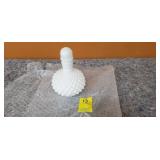 Vintage Milkglass Hobnail Perfume Bottle/Stopper