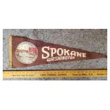 Spokane Falls Spokane Washington 26" Felt Banner