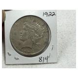 1922 Peace Dollar