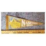 Vintage Nashville, Tenn Felt Banner