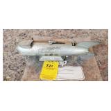 Vintage Rocket Bank, Works (No Plug) Old Metal