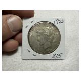 1922 Peace Dollar