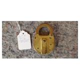 Old Brass Lock - No Key