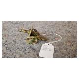 Vintage Tin Toy Cannon Spring Loaded 4"