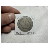 1897 O Morgan Dollar