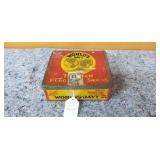 Vintage Worlds Navy Tobacco Tin with Tax Stamp