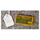 Antique Tin, Stewart Top Plate for Horse or Sheep